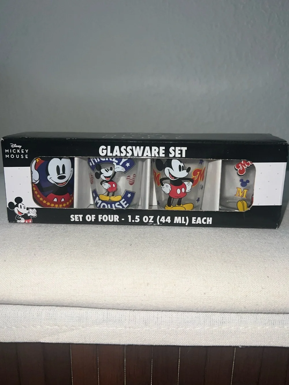 Classic Mickey Glassware Shot Glass Set - Multi-Color